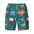 thumbnail image 5 of Rocae Medical Elements for Men's Swim Trunks Quick Dry With Two Side Pockets and One Lined Patch PocketX-Large, 5 of 9