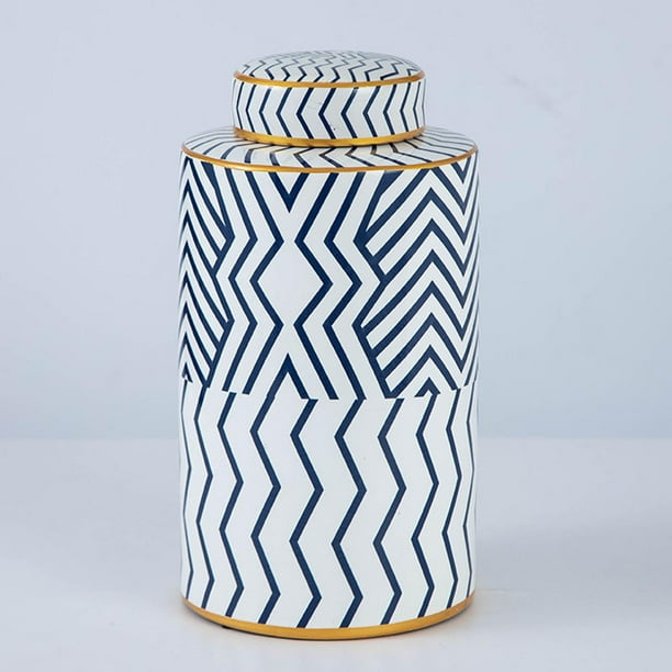 Jarrón de cerámica perfecl Tarro de cerámica 17cmx33cm decoracion moderna para el hogar