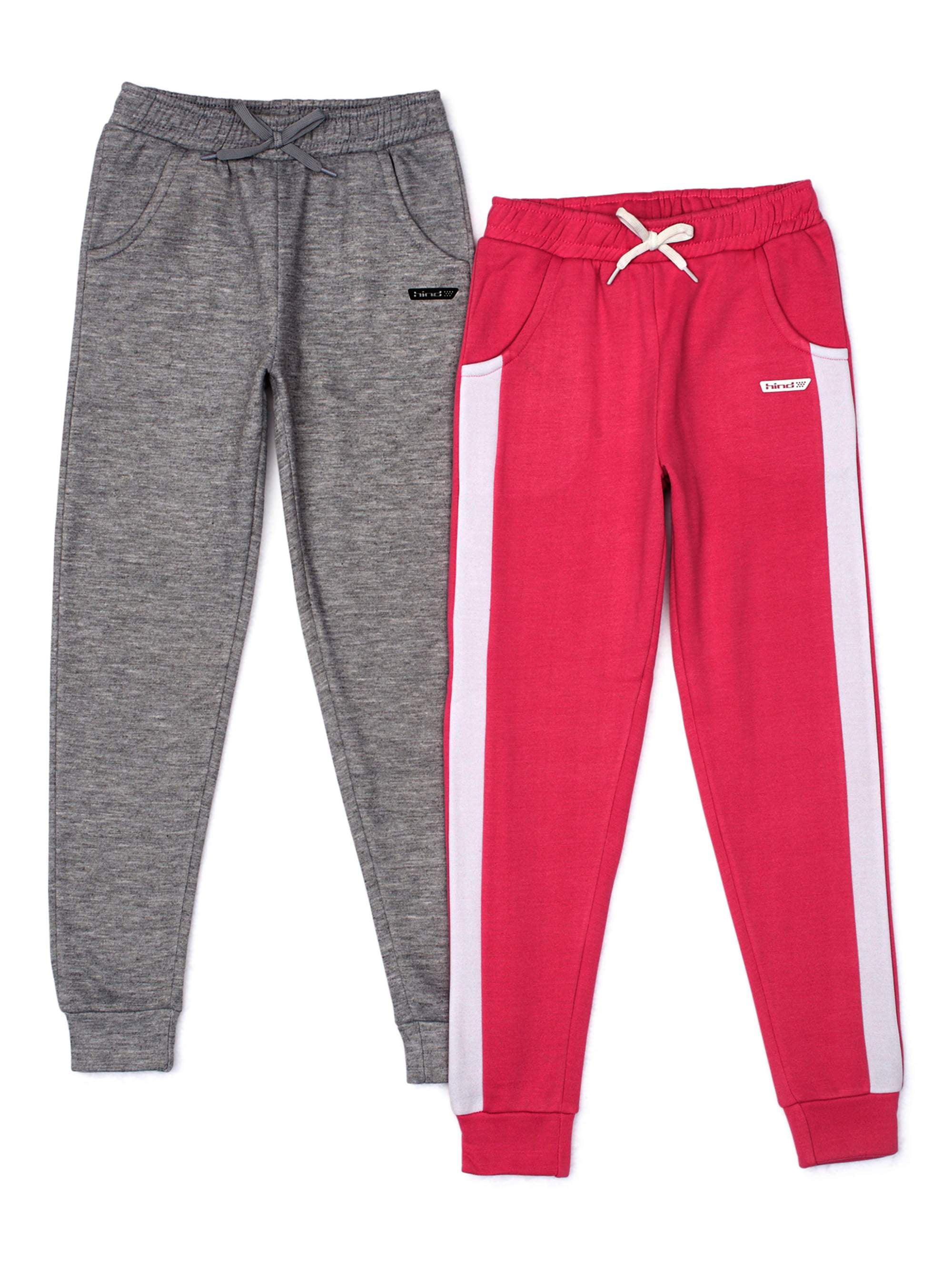 Hind Girls Active Jogger Sweatpants, 2Pack, Sizes 416