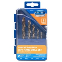 Century Drill & Tool, 74105, Left Hand Drill, Split Point Tips, Precise Drilling