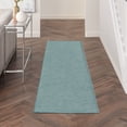thumbnail image 6 of Nourison Positano Solid Indoor Outdoor Rug Aqua 2' x 6', 6 of 11