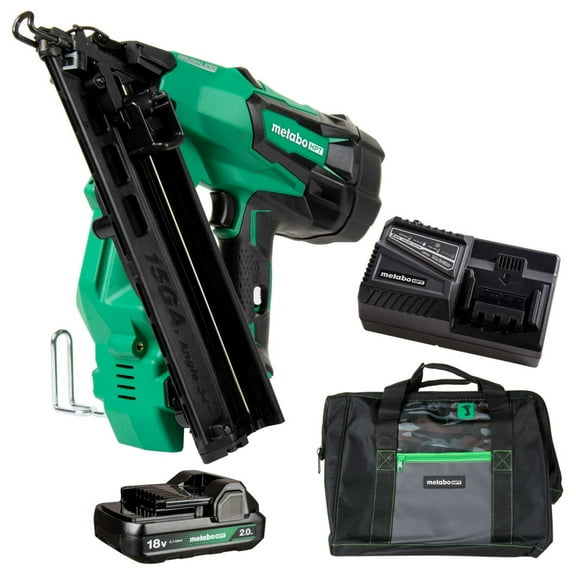 18V MultiVolt™  Brushless 15-Gauge Angled Finish Nailer