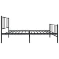 thumbnail image 5 of vidaXL Metal Bed Frame with Headboard and Footboard Black 100x200 cm, 5 of 5