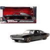 Dom\'s 1968 Dodge Charger Widebody Matt Black \Fast & Furious 9 F9\" (2021) Movie 1/24 Diecast Model Car by Jada"