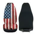 thumbnail image 4 of Uorisanigo Car Seat Covers, Soft Comfort American Flag High Back Automotive Seat Covers 2 Front Seats, SUVs Pick-up Truck, Full Coverage Auto Seats Cushion Protection, Automotive Accessories, 4 of 7