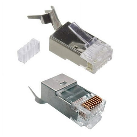 CAT6A STP RJ45 Shielded Modular Plug - 10 to 100 Pack - Electriduct price history on PriceWatchPro