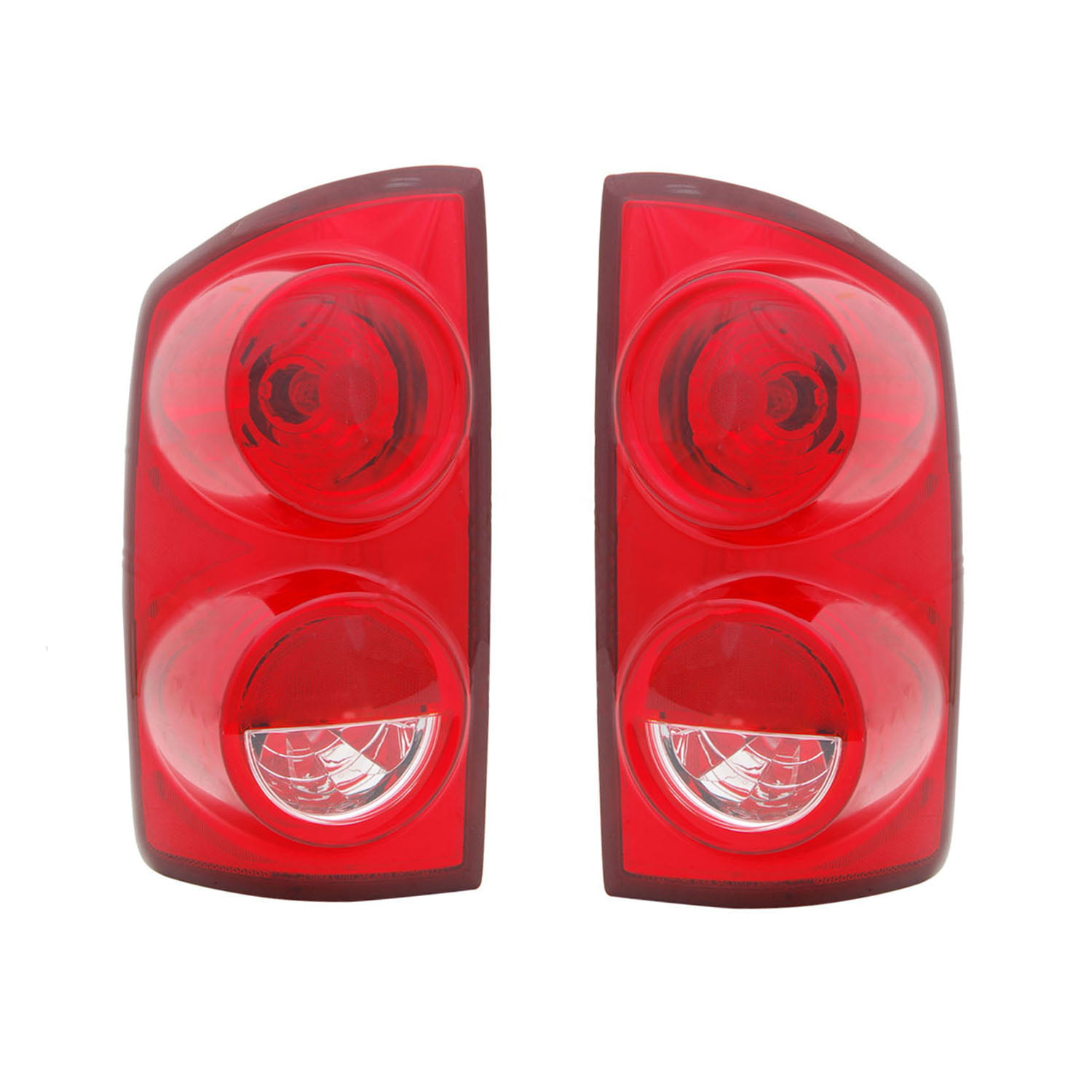 BROCK Driver and Passenger Taillights Tail Lamps Replacement for 2007-2008 Pickup Truck 55277303AC 55277302AC 