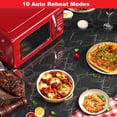 thumbnail image 4 of Galanz GLCMKZ07RDR07 - Horno de microondas retro para encimera con cocción automática y recalentamiento, descongelación, funciones de inicio rápido, fácil de limpiar con placa giratoria de vidrio,, 4 of 5