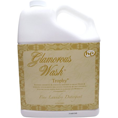Tyler Candle Company Glamorous Wash Trophy Scent Fine Laundry Liquid Detergent - Liquid Laundry Detergent Designed for Clothing - Hand and Machine Washable - 3.78L 1Gal Container