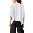 thumbnail image 3 of Oversized T-Shirts Womens Cropped Casual Short Sleeve Loose Fit Tee Tops, 3 of 6