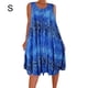 thumbnail image 1 of Vestido Estampado Chaleco Camiseta Vestido Corto Sin Mangas Mujer Ropa De Verano, Azul, S Inevent AP002136-41, 1 of 5