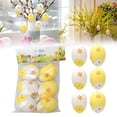 thumbnail image 2 of Piwvid 6PCS Easter Hanging Eggs - Colorful Easter Egg Ornaments, Spring Foam Hanging Egg Ornament for Easter Tree Christmas Home Party DIY Craft Decoration, 2 of 9
