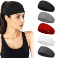 thumbnail image 4 of 4 Pcs Bandeau de Sport Extensible Absorbant l'Humidité Séchage Rapide M4Q4, 4 of 8