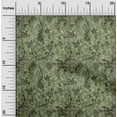 thumbnail image 2 of oneOone Viscose Jersey Olive Green Fabric Asian Batik Floral Craft Projects Decor Fabric Printed By The Yard 60 Inch Wide, 2 of 4