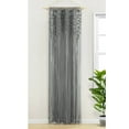 thumbnail image 2 of Lush Decor Boho Macrame Leaf Cotton Window Curtain/ Room Divider/Wedding Backdrop/Wall Decor Gray Single 40X84, 2 of 11