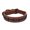brown-S, variant on Large Dogs Choke Training Collar Leather Dog Collar Soft Large Breeds Collar for Greyhounds Whippets