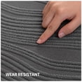 thumbnail image 4 of OHSIO Sectional Couch Covers, Wear Resistant Stretch Sofa Covers Washable Couch Cushion Covers Anti Slip Furniture Protector Slipcovers for Pets (1 Piece Armrest Cover, Dark Gray, Ripple Stripe), 4 of 7