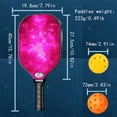 thumbnail image 6 of VCBAVC Pickleball Paddles Set of 2, Fiberglass Pickleball 2 Pack with 4 Balls 1 Backpack Bag, 6 of 6