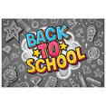 thumbnail image 2 of Chalkboard Style Back to School Banner Hand Drawn School Supplies Welcome Decoration for Classroom Decor Education Event, 2 of 7
