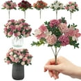 Artificial Flowers Bulk Clearance Artificial Flower 16 Heads Silk