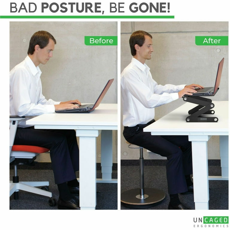 Uncaged Ergonomics WorkEZ Best Laptop Stand Lap Desk