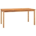 thumbnail image 6 of vidaXL Solid Wood Teak Patio Dining Set Seat 5/7 Piece 47.2"/63" Table Length, 6 of 9