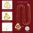 thumbnail image 6 of APSVO 14K Gold Plated Love Heart Initial Necklaces for Women Girlfriend Mom Wife Daughter CZ Hypoallergenic Bubble Letter F Necklace Pendant Birthday Mother's Day Jewelry Gifts for Her, 6 of 8