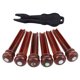 thumbnail image 1 of Yuarrent 6 unids/set puente de guitarra Pin tuerca de guitarra acústica de con tirador instrumento de cuerda clavija accesorio DIY Type3 Yuarrent  OD001227-00, 1 of 6