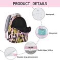 thumbnail image 4 of Hawaii Tropical Wind Palm Leaves Backpack: Large Capacity Durable Daypack for High School & College Students, Lightweight Laptop Bookbag, Perfect Gift for Commute, 4 of 6