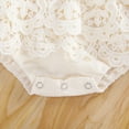 thumbnail image 5 of Seyurigaoka Newborn Infant Baby Girl Summer Lace Romper Jumpsuit Bodysuit One-Pieces Clothes, 5 of 7