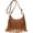 Brown, variant on Suede Fringe Crossbody Bag for Women Ladies Stylish Leather Shoulder Bag Purse Handbag Fall Winter Spring