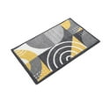 thumbnail image 2 of Esterilla de baño de microfibra - alfombra absorbente antideslizante de 60x40cm para baño y dormitorio, lavable a máquina, patrón geométrico, 2 of 6