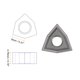 thumbnail image 3 of Carburo Torneado Inserciones WNMG080404MS Fresado Ranura Corte Herramienta para DWLN Serie Torneado Soporte Unique Bargains herramientas de torneado de torno, 3 of 5