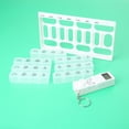 thumbnail image 2 of Dispensador organizador de pastillas de 28 rejillas de 7 días, caja de medicamentos con recordatorio de sincronización electrónica Likrtyny  Para estrenar, 2 of 7