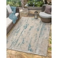 thumbnail image 2 of Allstar Rugs  Abstract Themed Polypropylene Outdoor Rug 5' 0" x 6' 11" - Coconut, 2 of 5