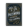 thumbnail image 2 of Hagloyecr Funny Password Notebook Spiral Bound With Lock Icons & Funny Security Phrases,Minimalist Password & Address Book – Secure Login Organizer,Internet Password Journal E, 2 of 3