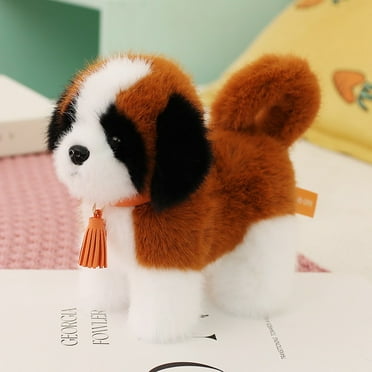 Jouet en Peluche St. Bernard Mignon, Poupée Chien 18cm