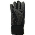 thumbnail image 2 of Texcyngoods Genuine Black Leather Gloves with Warm Fleece Lining For Hardworking Adult Men (Large), 2 of 5