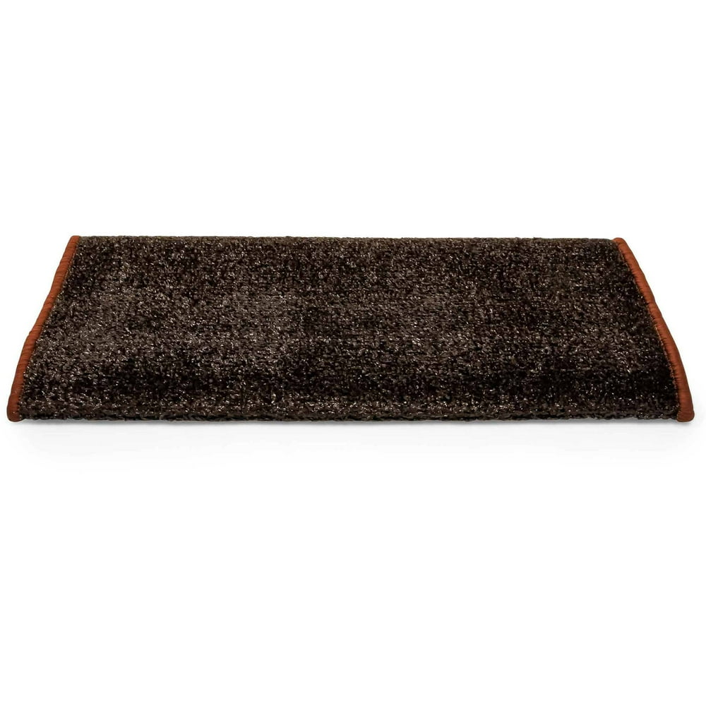 Camco 42944 Premium Turf Wrap Around RV Step Rug 22" x 23", Brown