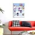 thumbnail image 4 of Lsque Sanrio Pattern Decorative Picture – Unique Modern Wall Art, Ready-to-Hang Canvas Print for Home (Vertical), 4 of 6