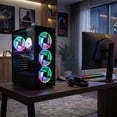 thumbnail image 4 of STGAubron Gaming PC, Intel Core I7-4770 up to 3.9G, RTX 2060 6G GDDR5, 16GB RAM, 512GB SSD, WiFi 6 & BT 5.2, RGB Fan x4, Win 11 Home, 4 of 6