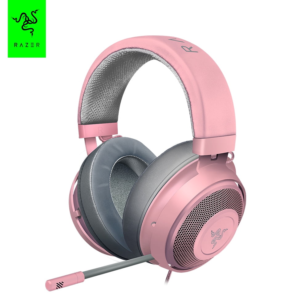 Razer Kraken Headset Gaming Headphone Ultralight 7 1 Stereo Sound Compatible With Pc Xboxone Ps4 Nintendo Switch Pink Walmart Com Walmart Com