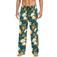 thumbnail image 7 of FORMRS Mens Pajama Pants with Pockets Sleepwear Lounge Bottoms Sizes S-2XL, Orange Fruit, 7 of 7