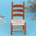 thumbnail image 2 of Miniature Wooden Vintage Chair for 1:12 Dolls DIY Dollhouse Accessories (#1), 2 of 4