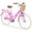 Pink, variant on Arnahaishe Women Girls City Bike 24" Wheels Bicycle with Steel Frame and Basket, Light Pink