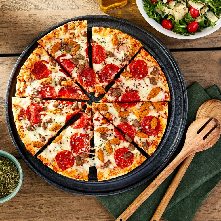 Marketside Meat Trio Pizza, Thin Crust, 12 inch, Medium, with