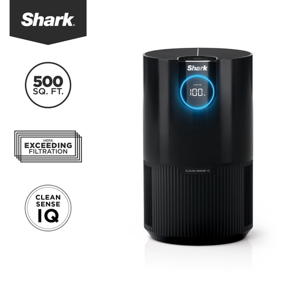 Shark Air Purifier 3-in-1, Nanoseal HEPA, Air Purifier, Purified Heat, Purifed Fan, 500 Sqft, HC452