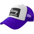 thumbnail image 1 of Classy But I Cuss A Little Mesh Back Trucker Cap Baseball Cap, 1 of 8