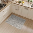 thumbnail image 2 of ODIKA 3'x5' Washable Area Rug Non-Slip, Flatweave, Easy Care Grey Vintage Boho Faded Trailing Vine Distressed Scrollwork Large Flowing for Hallway, Laundry Room, 2 of 7