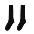 thumbnail image 1 of Calcetines de patinaje artístico calcetines de patinaje hasta la rodilla opacos de color claro calcetines de nailon para patinaje, 1 of 5